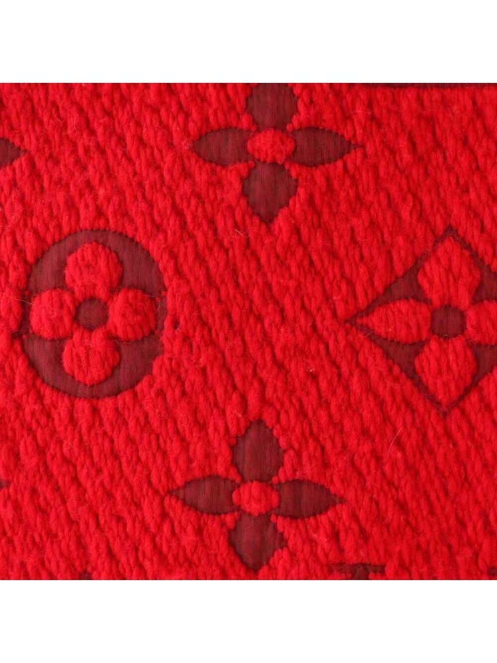 Louis Vuitton Echarpe Scarf Wool Fringe Monogram Pattern - Picture 6 of 6